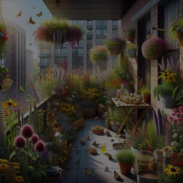 What's the Ideal Plant Combination for a Pollinator-Friendly Urban Balcony?