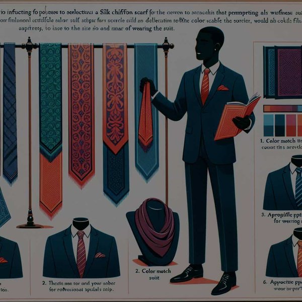 How to Choose a Silk Chiffon Scarf That Complements a Business Suit?