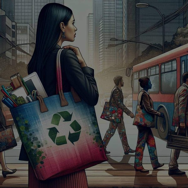 How to Integrate Recycled Fabric Tote Bags into Your Daily Commute with Style?